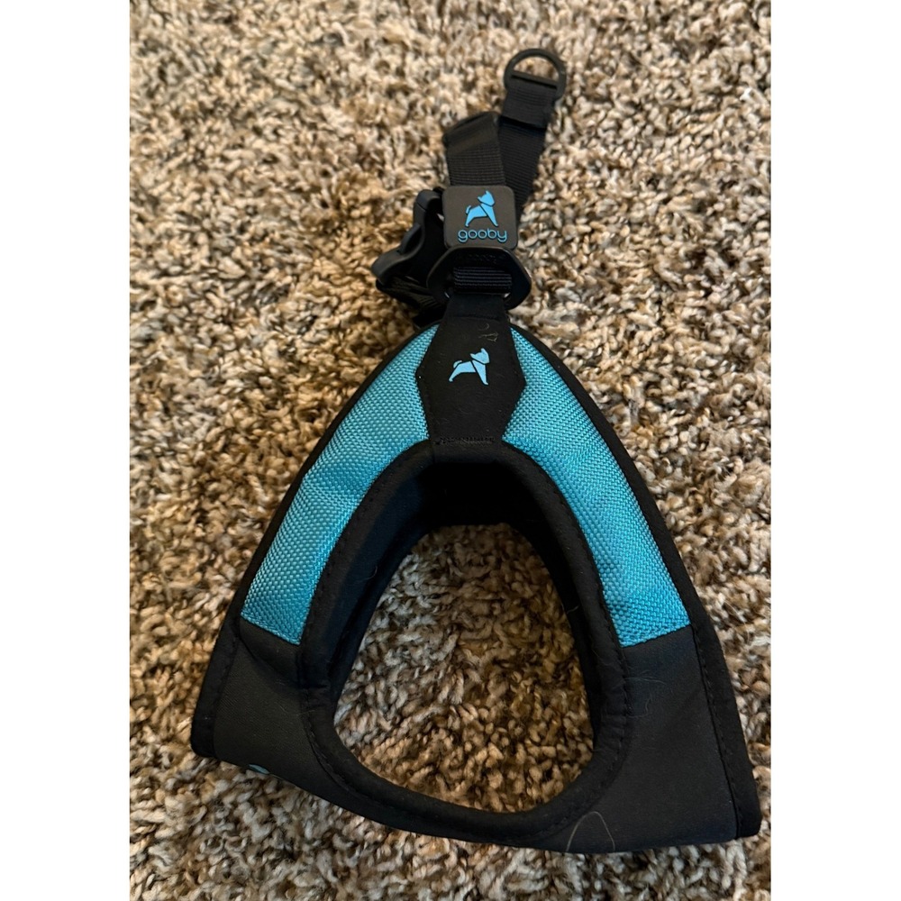 Gooby Easy Fit Escape Free Harness Teal & Black Medium
